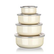 BANQUET AMANDE Set of enamel bowls 8 pcs - Bowl Set
