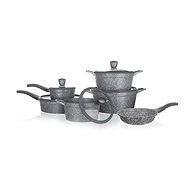 BANQUET Cookware Set with non-stick coating GRANITE, 11pcs - Cookware Set