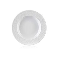 BANQUET  Deep Porcelain Plate SILVIA 22cm, 6 pcs - Set of Plates