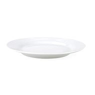 Set of Porcelain Dessert Plates BASIC Undecorated. 19cm, 6 pcs, White - Set of Plates