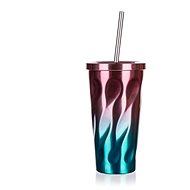 BANQUET NASCA Double-walled Travel Mug 450ml, Stainless-steel, Blue - Thermal Mug