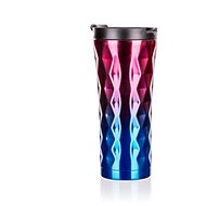 BANQUET Travel Double-walled Mug GINSTER 450ml, Red-blue - Thermal Mug