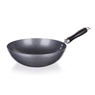 BANQUET GRANITE  WOK Pan with Non-stick Surface Grey 28cm - Wok Pan