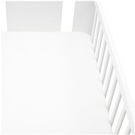 Crib Jersey 120 × 60 white - Cot sheet