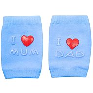 I Love Mum and Dad blue with abs - Knee Protectors