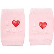 I Love Mum and Dad pink with ABS - Knee Protectors