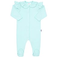 Stripes ice blue size 74 (6-9m) - Baby Romper