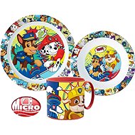 3-piece plastic set Tlapková patrola - Dish Set