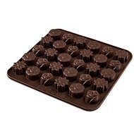 BANQUET CULINARIA Brown Formičky na čokoládu 21,4 × 20,6 cm mix tvarov, silikón - Forma