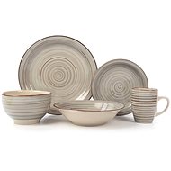 BANQUET SPIRAL Dining set GREY 30 pcs - Dish Set