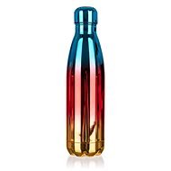 BANQUET FLAMENCO Thermosflasche 500 ml, Regenbogen-blau - Trinkflasche