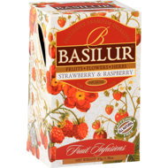 BASILUR Fruit Strawberry & Raspberry 25 × 1,8 g - Tee