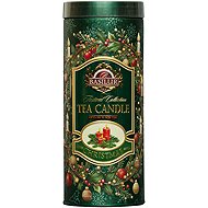 BASILUR Festival Candle Green Edition Tin 75g + Tea Light 11g - Tea