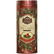 BASILUR Festival Candle Red Edition Tin 75g + Tea Light Candle 11g - Tea