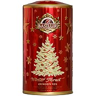 BASILUR Winter Forest Crimson Red Tin 75g - Tea