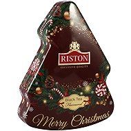 BASILUR RISTON Merry Christmas Maroon Tin 85g - Tea
