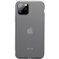 Baseus Jelly Liquid Silica Gel Protective Case iPhone 11 Pro átlátszó fekete tok - Telefon tok
