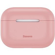 Baseus Super Thin Silica Gel Case for Apple AirPods Pro, Pink - Headphone Case