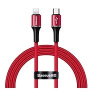 Baseus Halo Data Cable USB-C to iPhone Lightning PD 18W, 1m, Red - Data Cable