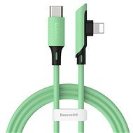 Baseus Colourful Elbow Type-C to iP Cable PD 18 W 1,2 m, zöld - Adatkábel