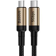 Baseus Cafule Series Type-C PD USB-C 3.1 Gen1 Kábel 60W (20V / 3A) 1m Arany+Fekete - Adatkábel