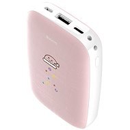 Baseus Mini Q Hand Warmer Power Bank 10000 mAh Pink - Ohrievač rúk