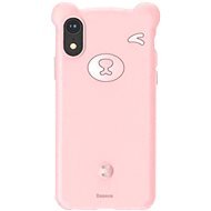 Baseus Bear Silicone Case pre iPhone Xr 6,1" Pink - Kryt na mobil