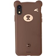 Baseus Bear Silicone Case for iPhone Xr 6.1", Brown - Phone Cover