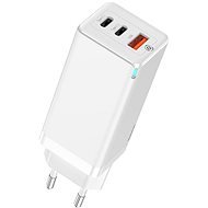 Baseus GaN Quick Travel Charger 65W White - AC Adapter