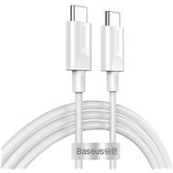 Baseus Premium USB-C/USB-C kábel 100 W (20 V/5 A) 1,5 m biely - Dátový kábel
