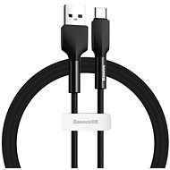 Baseus Silica Gel Cable USB to Type-C (USB-C) 1m Black - Adatkábel