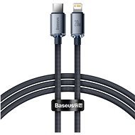 Baseus Crystal Shine Series USB-C/Lightning 20W 1.2m charging/data cable, black - Data Cable