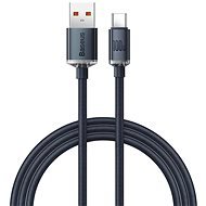 Baseus Crystal Shine Series USB-A/USB-C 100W 2m charging/data cable, black - Data Cable