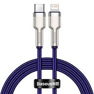Basesu Cafule Series nabíjací/dátový kábel USB-C na Lightning PD 20 W 2 m, fialový - Dátový kábel