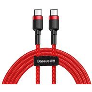 Baseus Cafule Series nabíjací/dátový kábel USB-C na USB-C PD2.0 60 W Flash 1 m, červený - Dátový kábel