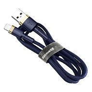 Baseus Cafule USB - Lightning Töltő-/adatkábel 2,4 A 1 m, arany-kék - Adatkábel