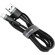 Baseus Cafule nabíjací/dátový kábel USB na Lightning 1,5 A 2 m, sivý-čierny - Dátový kábel