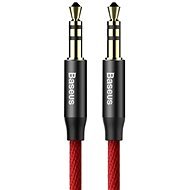 Baseus Yiven Series audio kábel 3,5 mm Jack 1 m, červená-čierna - Audio kábel