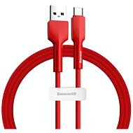 Baseus Silica Gel Cable USB to Type-C (USB-C) 1 m Red - Dátový kábel
