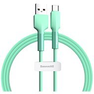 Baseus Silica Gel Cable USB to Type-C (USB-C) 1m Green - Adatkábel