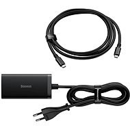 Baseus GaN5 Pro Desktop Fast Charger 1U+2C+HDMI 67W with 1.5m power cord EU Black (With Full Feature - Nabíječka do sítě
