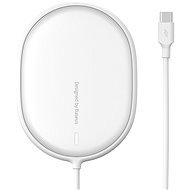 Baseus Light Magnetic Wireless Charger for iPhone 12 / 13 / 14 Series White - Bezdrôtová nabíjačka