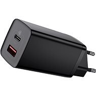 Baseus GaN2 Lite Quick Charger USB + USB-C 65 W  Black - Nabíjačka do siete