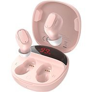 Baseus Encok WM01 Plus Pink - Kabellose Kopfhörer