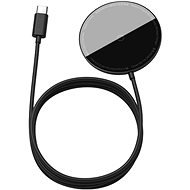 Baseus Mini Magnetic Wireless Charger USB-C kable 1,5 m 15 W Black - Bezdrôtová nabíjačka