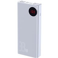 Baseus Mulight Digital Display Quick Charge PD3.0 + QC3.0 Power Bank 33W 30000 mAh White - Power bank