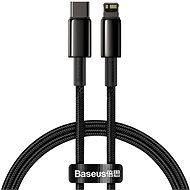 Baseus Tungsten Gold Fast Charging Data Cable Type-C to Lightning PD 20 W 1 m Black - Napájací kábel