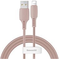 Baseus Colourful Lightning Cable 2.4A 1.2m Pink - Adatkábel