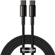 Baseus Tungsten Gold Fast Charging Data Cable Type-C (USB-C) 100W 2m Black - Adatkábel