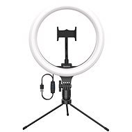 Baseus Live Stream Holder Ring Light Selfie Tripod Black - Stúdió lámpa